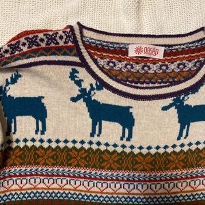 boho christmas sweater/dress❄️🌿🧡